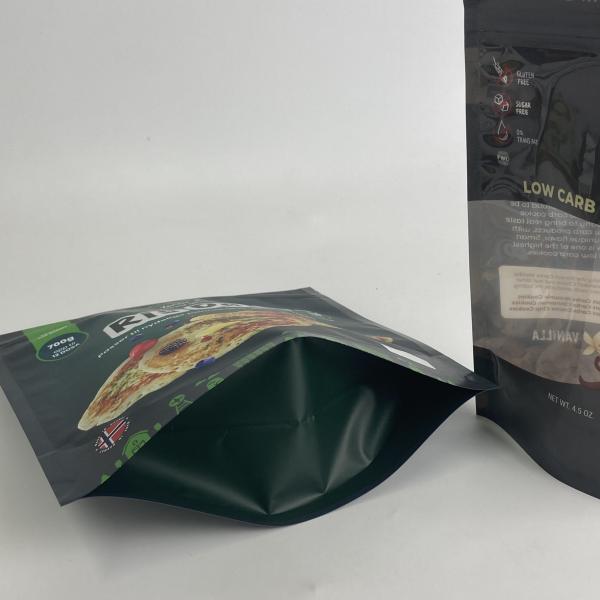 100% Biodegradable Custom Printed Plastic Bags Stand Up Zipper Bags Resealable Food Packaging Bags