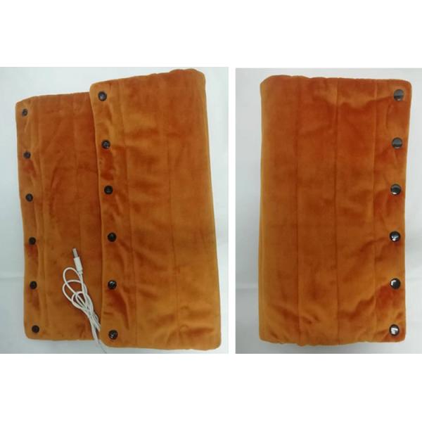 Подушка офисного стула с подогревом из полиэстера/хлопка, съемная и моющаяся