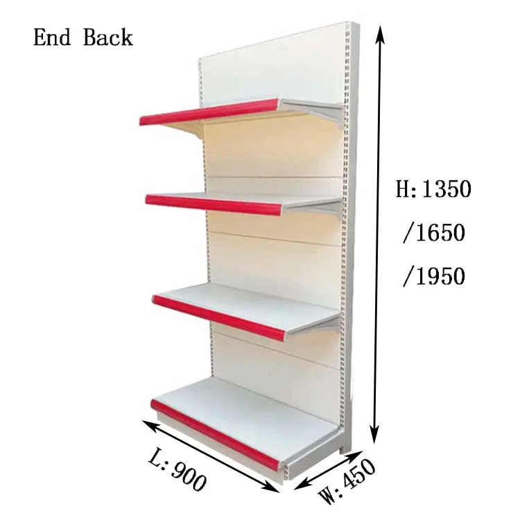 Estantes nuevos de 2023 China Factory Color personalizado Tamaño de acero doble lado Estantes de la feria comercial