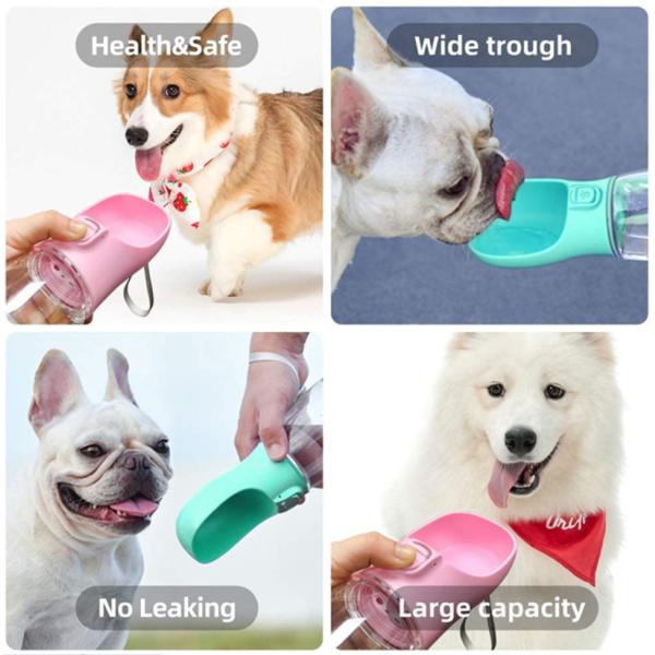 Eco Friendly Dog Travel Water Bottle Leakproof Portable Dog Water Bottle
