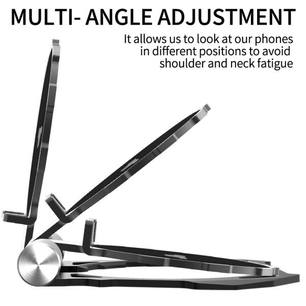 ROHS L10CM Light Portable Aluminum Alloy Phone Holder stand for desk