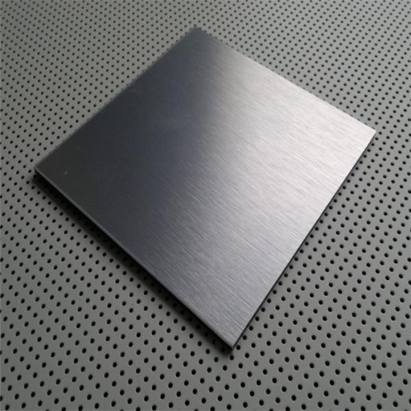 China supplier of Stainless steel sheet grade AISI 430 304 surface Satin or NO.4 finish with laser cut pvc film