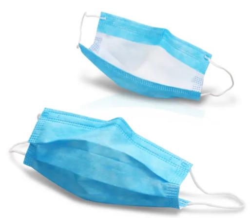 Adult Ear Loop Sterile Disposable Mask , Face Mask Antiviral High Filtering Rate