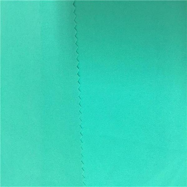 Dyed 100 Polyester Fabric , Spring / Summer Use Blue Polyester Fabric
