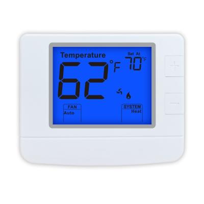 Riseem STN1020 Heating And Cooling Air Conditioning Digital Non-programmable Thermostat for Home 24volt  One Year Warranty