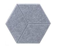 Carved Hexagonal Acoustic Panels Sound Proofing Home Studio Workspace