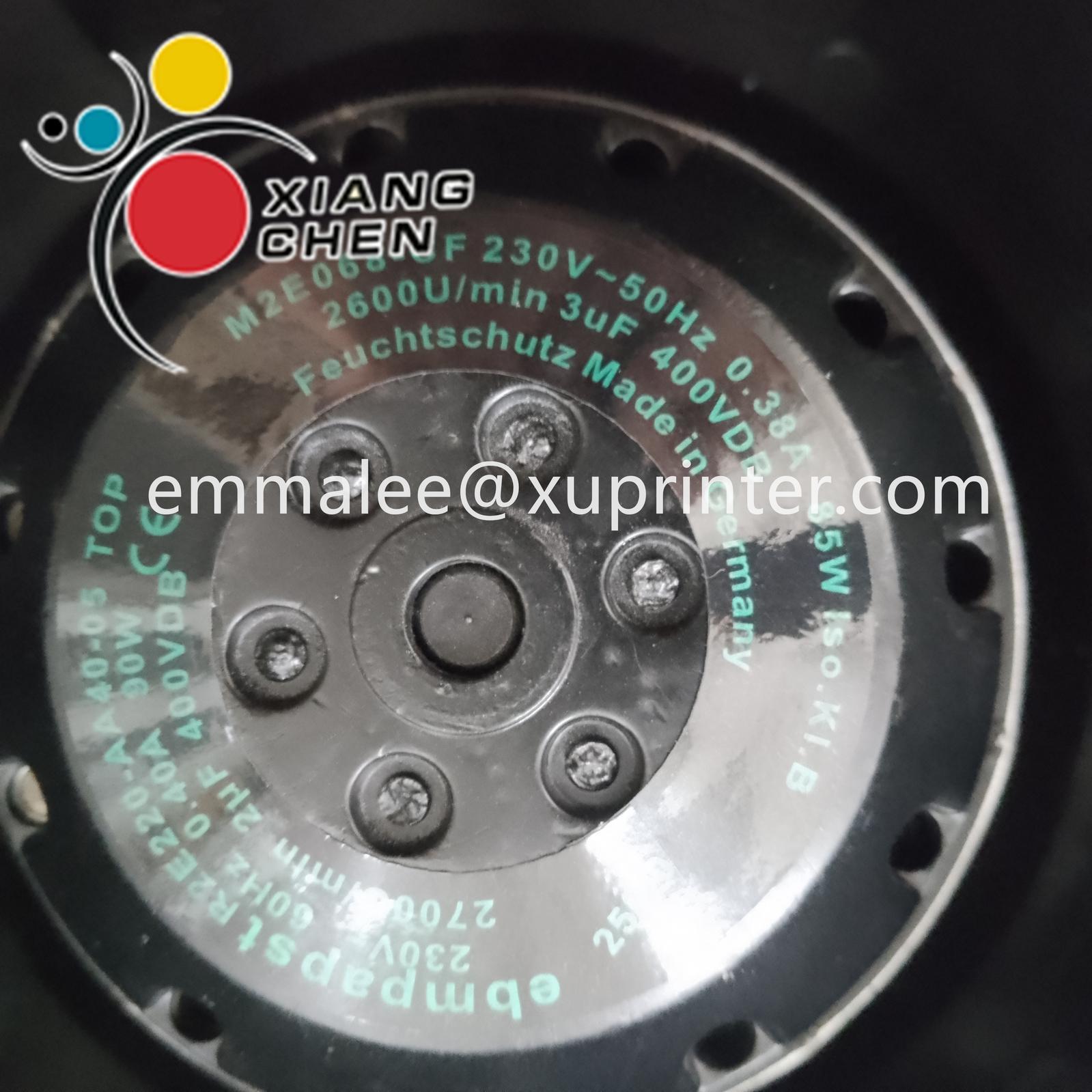 EA M2.179.1912 Fan EBM-RZE 220-AA40-05 for SM74 PM 74 machine