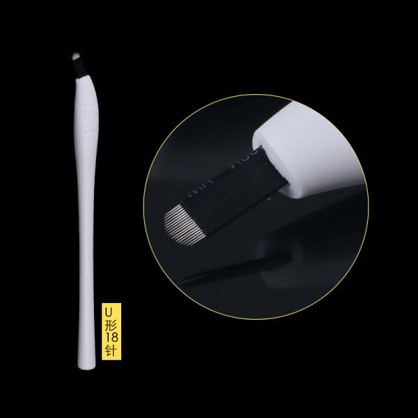 EO Gas Sterilized Manual Eyebrow Tattoo Pen Blister Packing / Microblading Hand Tool