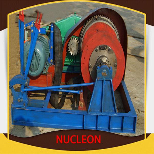 Simple operation low speed electric winch machine with fast working speed