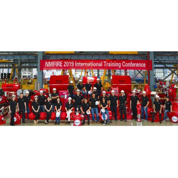 Высоким УЛ управляемый электрическим двигателем пожарного насоса НФПА 20 давления красным ФМ 284М3/Х 2313 ПСИ