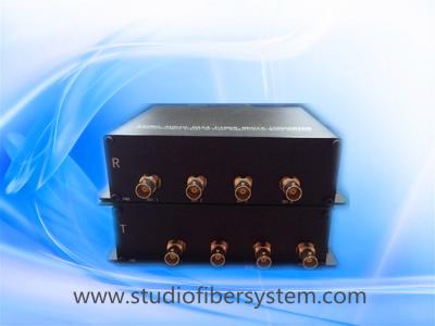 OEM 4CH broadcast 3g-sdi fiber optic extenders including sdi fiber transmitter and receiver for sdi over fiber transport
