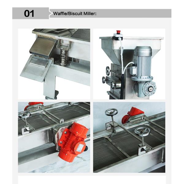 Точильщик 1.5KW 220V риса печенья нержавеющей стали хрустящий