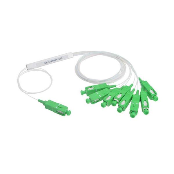 Тип 4 PLC трубки SC APC SM мини стальной Splitter оптического волокна пути 1x4