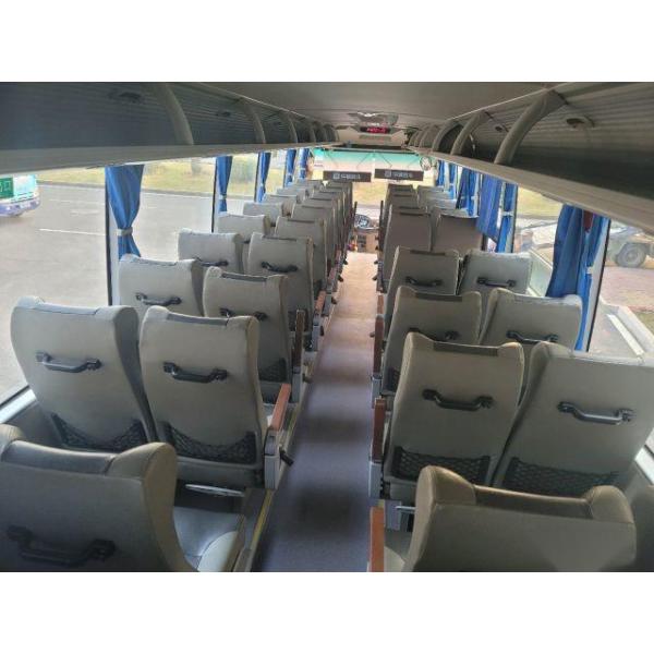 Used Zhongtong Bus LCK6119 48 Seats Rear Yuchai Engine Airbag Chassis Double Doors Nude Packing Left Hand Drive