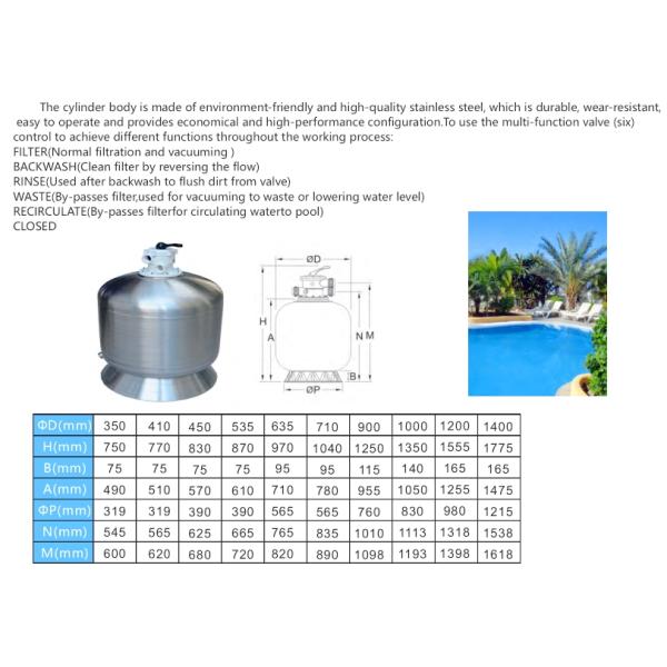 фильтр песка держателя 50мм верхний