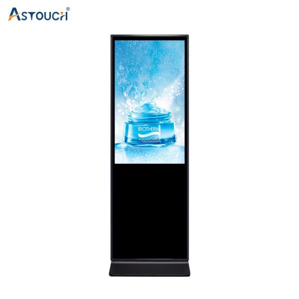 43inch HD 1080P空港ショッピング モールの床の立場のトーテムのWifiデジタルの表記