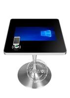 Cuadro interactivo elegante del OS de Android 5,1 del quiosco de la pantalla táctil de la exhibición del Lcd 21,5 pulgadas para la cafetería