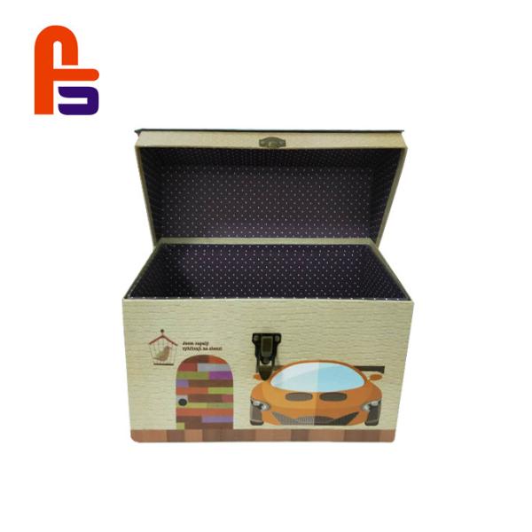 Cute Design Toy Double Side Offset Paper Materials Cardboard Suitcase Box
