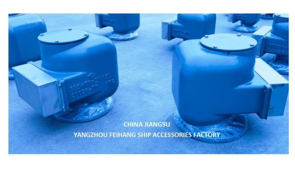 TANKES DE BALLAST DE ÁGUA CABEÇA DE VENTÃO DE AR MODELO-533HFB-150A CABEÇA DE TUBO DE AR MARINO COMPLETO DE FUSO DE FERRO COM AÇO INOXIDÁVEL