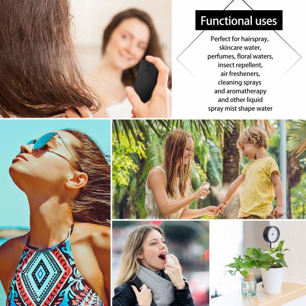 20ml кредитной карточки брызг бутылки чернота бутылки с водой утечки не белая ясная