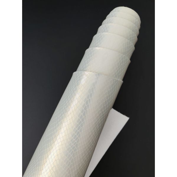 Snake Pattern Double Layer PU Coated Soccer Leather with Waterproof Non-Woven Backing and Customizable Pattern