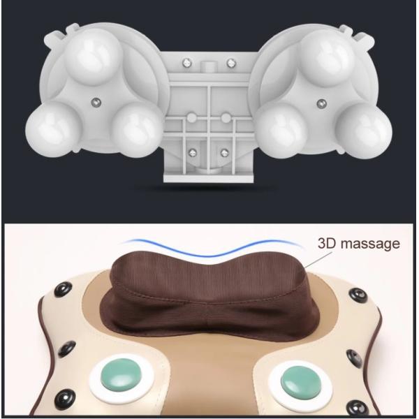 Body Care Battery Operated Massage Pillows For Neck And Back With Infrared Heating