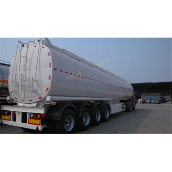 3 Axles 50CBM Fuel Tanker Semi Trailers Customized carbon steel tanker trailers