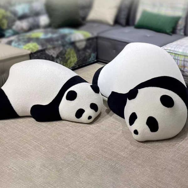 Single Seat Children's Lounge Sofa Giant Panda Shaped Recliner Chair Comfortable Modern Accent Furniture for Home Kids