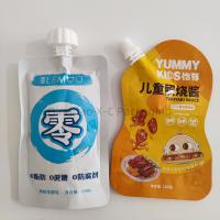 Customized Printing Stand Up Bag With Corner Or Top Spout Reusable Nozzle