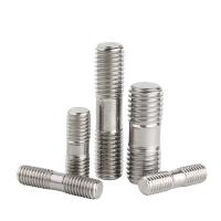 304 Parafuso de cabeça dupla Oxidação de fio de escurecimento de extensão Espessura do parafuso MM1-MM500