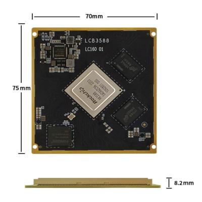 RK3588 Android System On Module 4*A76+4*A55 6 Tops