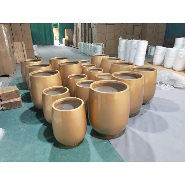 Внутренние и наружные стекловолокно цветочные горшки смола цветочный плантатор Китай оптом