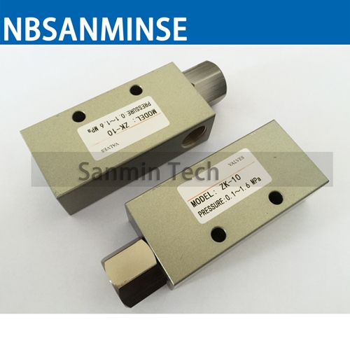 Генератор 1/8 вакуума NBSANMINSE ZK 1/4 частей 3/8 1/2 пневматических вакуумов автоматизации выталкивателя 1MPa вакуума