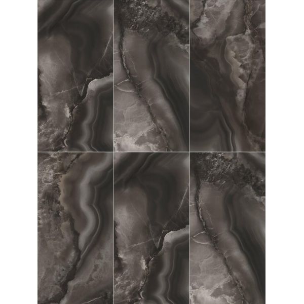 600x1200mm Modern Style Gray Marble Ceramic Floor Tiles for Bathroom and Interior Use
