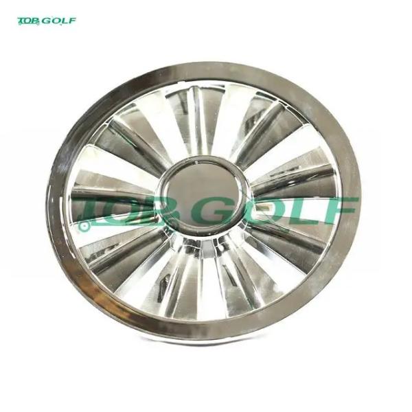 Finir en aluminium de Chrome électrique et enjoliveur 8inch de chariot de golf de gaz
