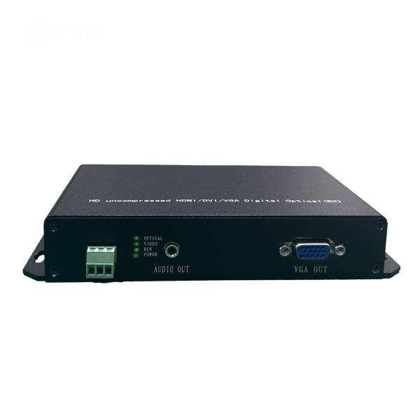 Extensor de fibra óptica USB VGA KVM Soporte para la transmisión de señales de teclado y ratón