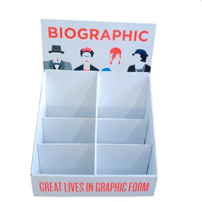 Full Color Printing Corrugated PDQ Displays Cardboard Shelf Display Customized