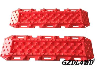 As esteiras da tração de PA66 Off Road, Off Road lixam a cor vermelha 120cm x 33cm x 6cm das escadas