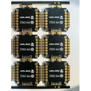 Custom UAV PCB with 0.1mm Min. Hole Size, FR4 Material, and Customized Thickness for Stable Drone Navigation