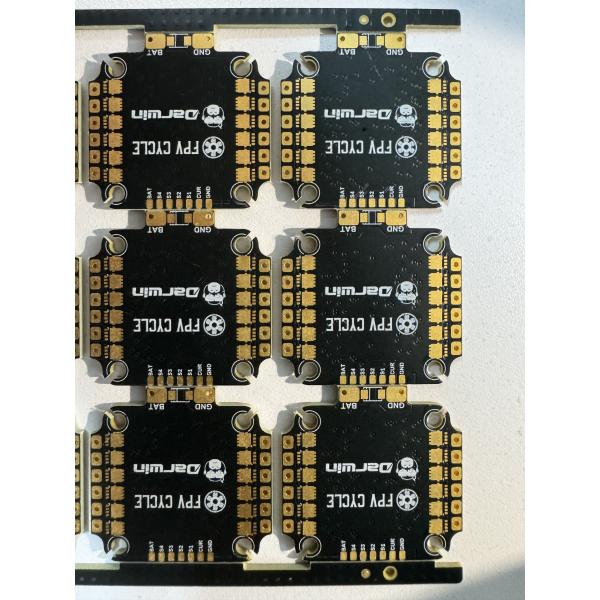 Custom UAV PCB with 0.1mm Min. Hole Size, FR4 Material, and Customized Thickness for Stable Drone Navigation