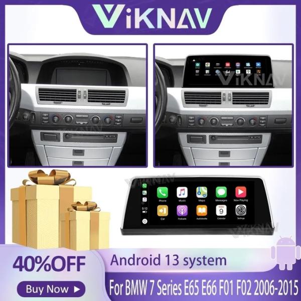10.25 дюймовый сенсорный стерео для 2006-2015 БМВ серии 7 навигация GPS мультимедийный проигрыватель беспроводный Carplay 4G