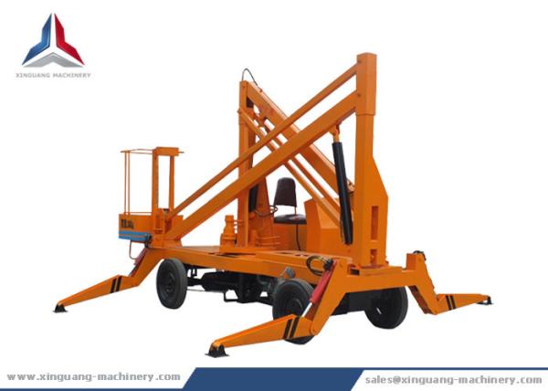 Diesel Power Mobile Crank Arm Lift Platform with 10m Working Height