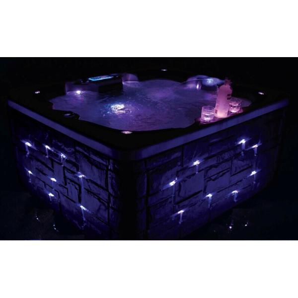 Portable Acrylic Massage Outdoor Whirlpool Pool Spa Equipment For 3 Adults And One Baby