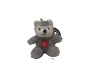 Corrente chave enchida 11cm de Huskie dos brinquedos com caixa de música