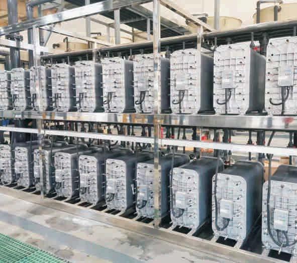 3.5-5.5m3/H EDI piles MK-5T Pour l'électrodéionisation Production d'eau pure