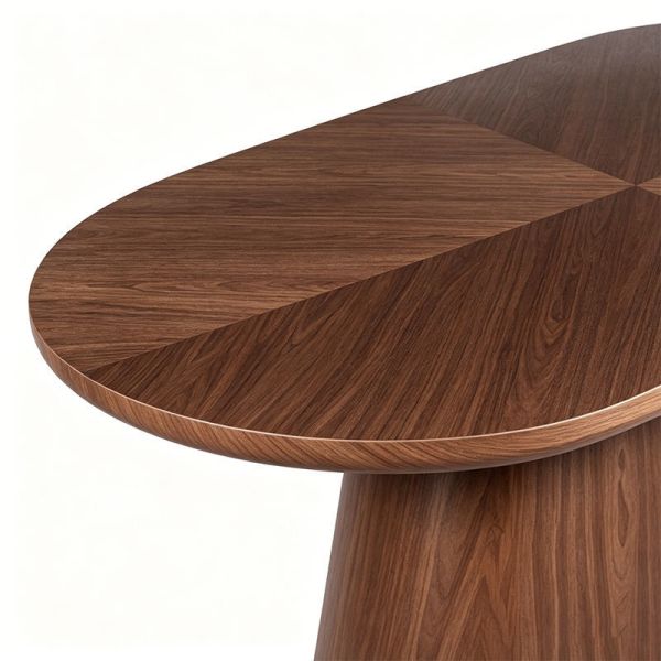 Salle Manger Complet 6 Places Modern Dining Room Furniture Oval Wooden Dining