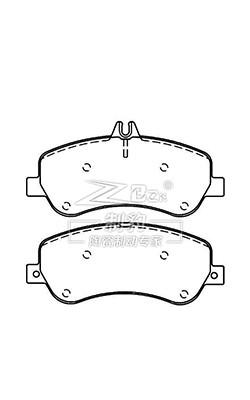 D1406 Mercedes-Benz X204 Front Ceramic Brake Pads 005 420 48 20