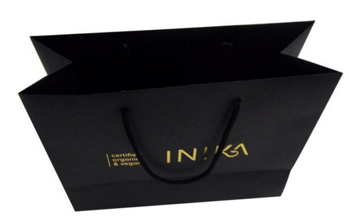 Gloosy Lamintion Logo printed Luxury Paper Shoopping Bags for clothing shops, department stores