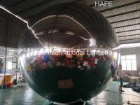 El PVC impermeabiliza el punto del tirón de las luces 2000W 12 del globo del helio del espejo de los 4m que vuela