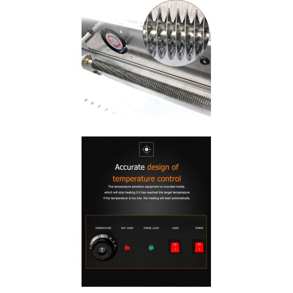 1600 Вт коммерческая кухня приставка верхний фаст-фуд теплее дисплей Витрина для курицы KFC